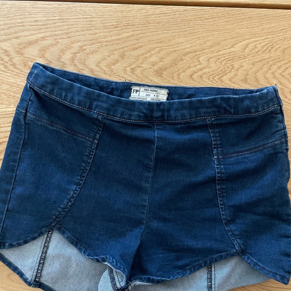 Women's Blue Denim Shorts